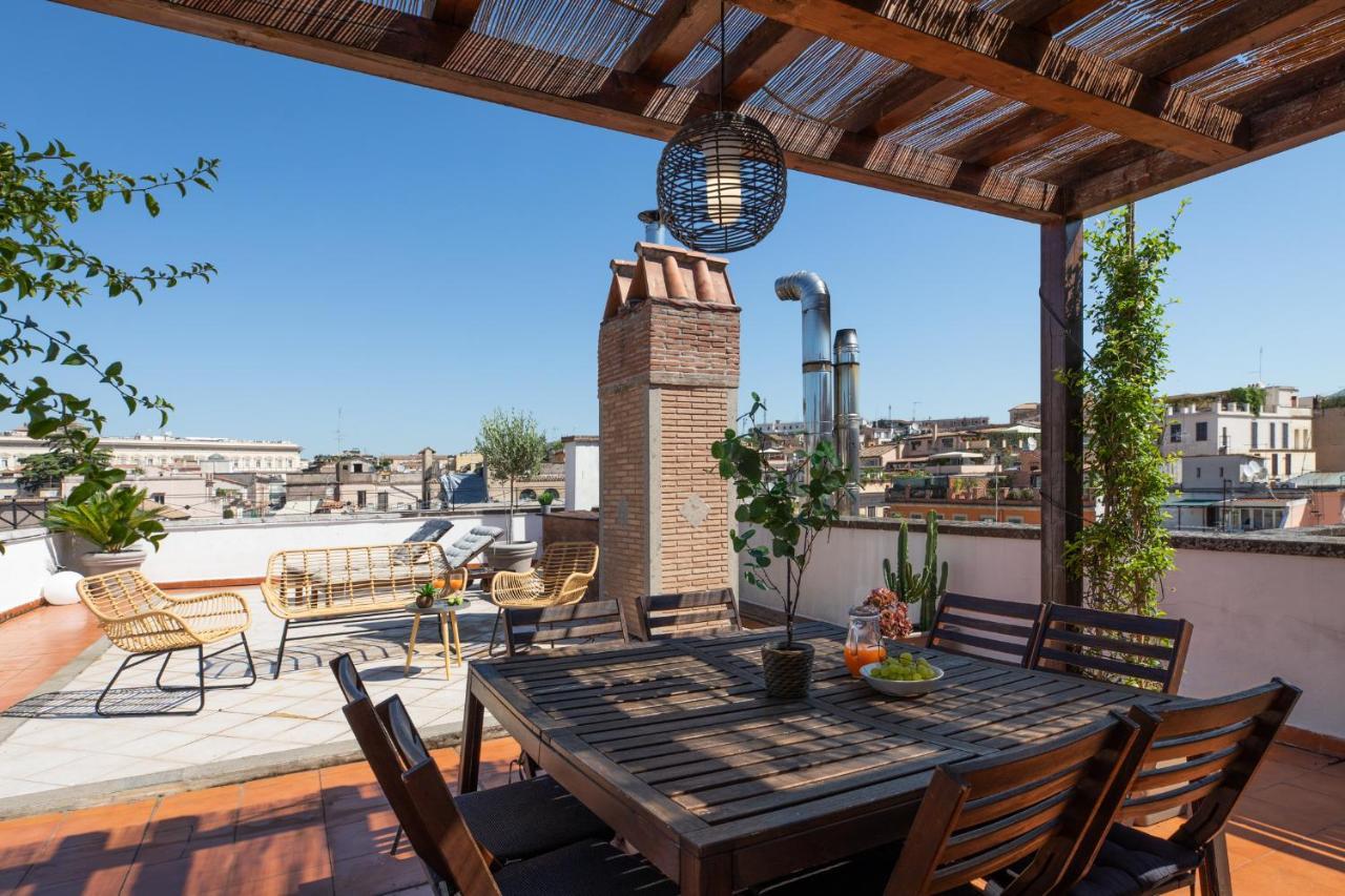 罗马Iflat Monti Penthouse Panoramic View公寓 外观 照片